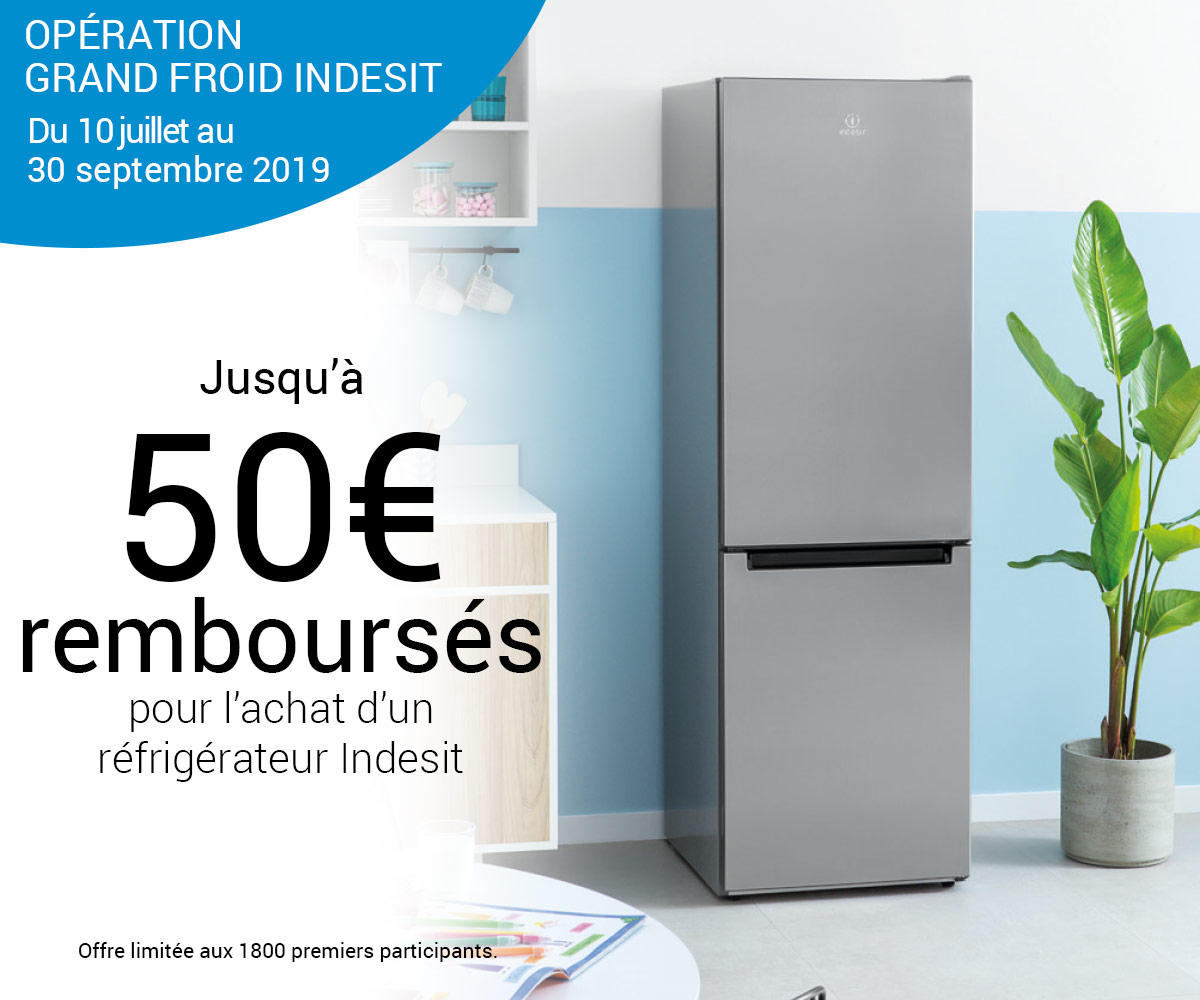 Offre Grand froid Indesit Offre Grand froid Indesit