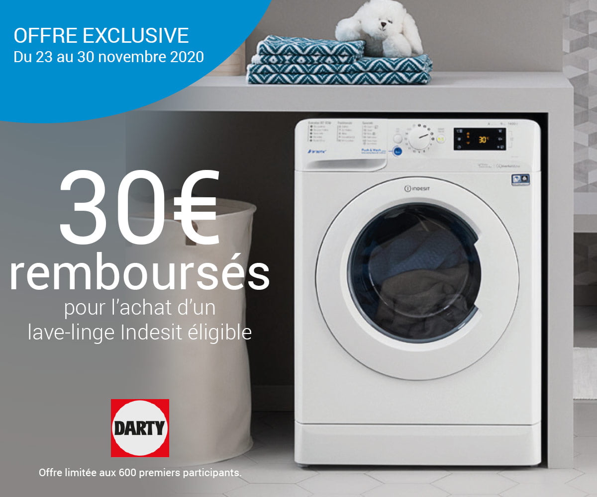 Offre exclusive Darty Indesit Lavage Innex